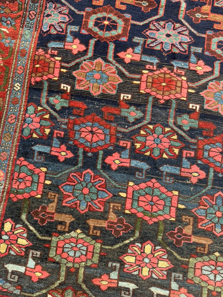RESERVED FOR CAROLINE*** MYSTICAL meets Stunning | Halvail Bidjar in Iconic Mina-Khani design with Crisp Natural Dyes | ~ 4.7 x 7.7