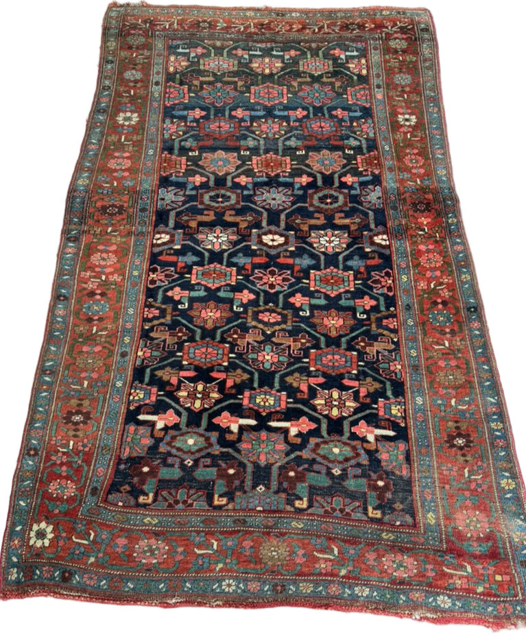 RESERVED FOR CAROLINE*** MYSTICAL meets Stunning | Halvail Bidjar in Iconic Mina-Khani design with Crisp Natural Dyes | ~ 4.7 x 7.7