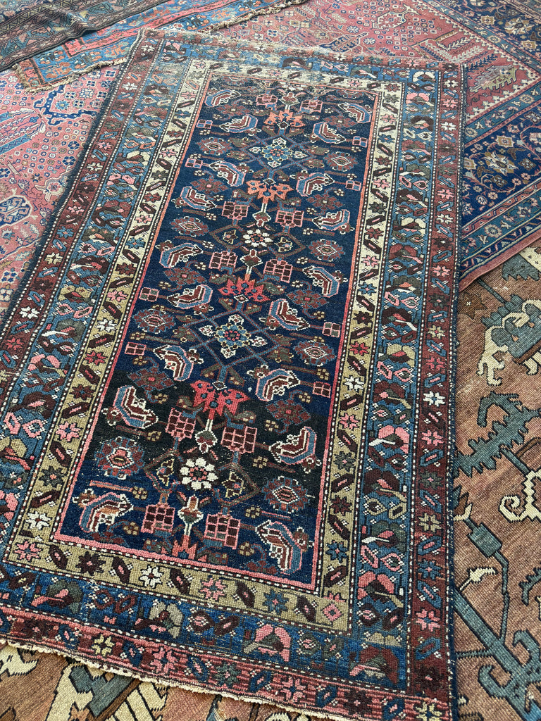 Coming Soon... AWESOME Antique Water-Garden with Camel, Blue-Black & Beige | 3.8 x 6