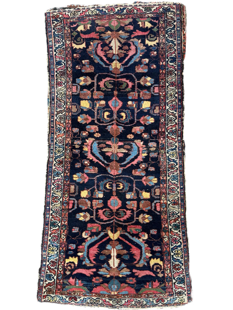 MAGNIFICENT Antique Sarouk in a Rare Size with Lovely Happy Colors | ~ 3 x 6.3