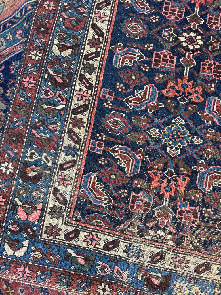 Coming Soon... AWESOME Antique Water-Garden with Camel, Blue-Black & Beige | 3.8 x 6