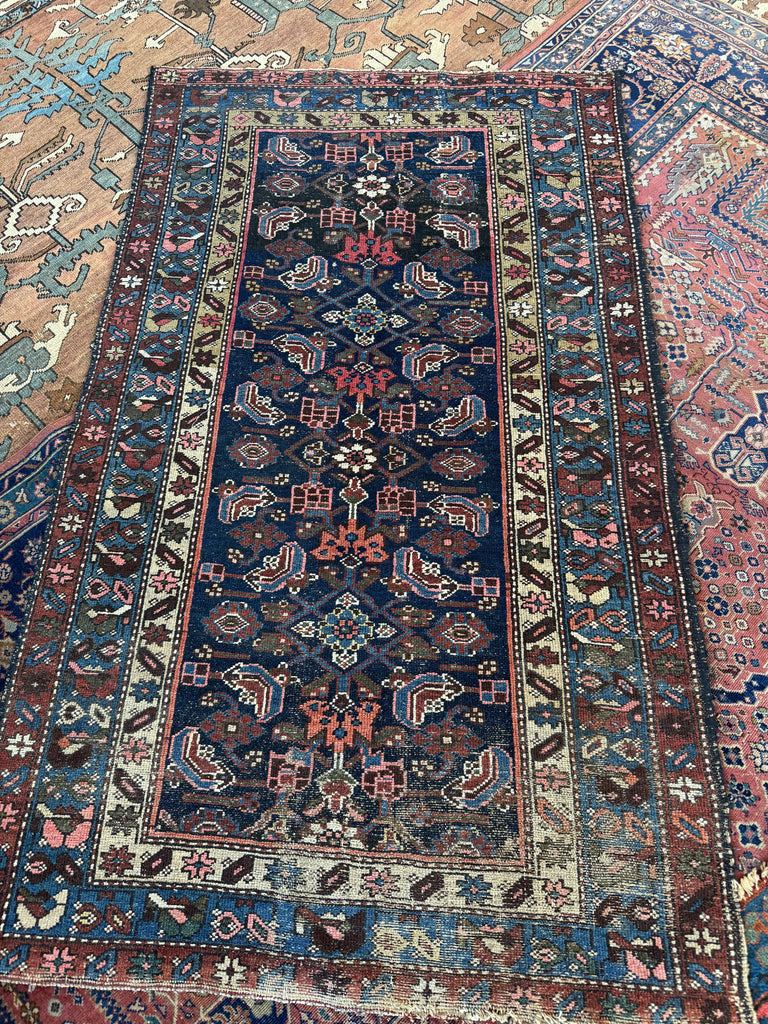 Coming Soon... AWESOME Antique Water-Garden with Camel, Blue-Black & Beige | 3.8 x 6