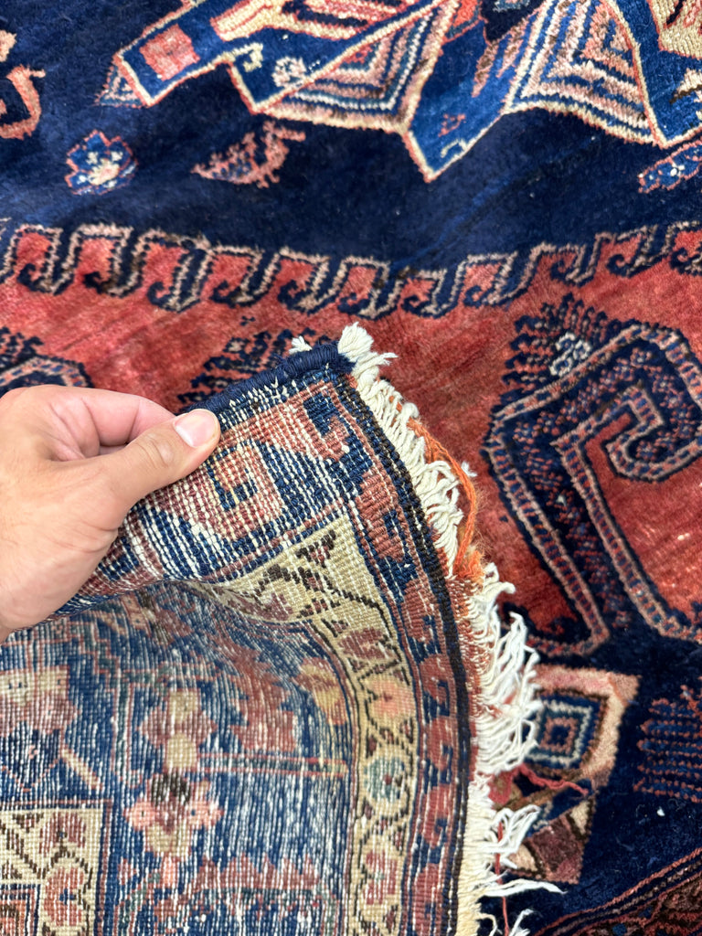 Coming Soon... LARGE & POWERFUL Antique Persian Tribal | Bold Striking Design and Colors | 10.8 x 13.6