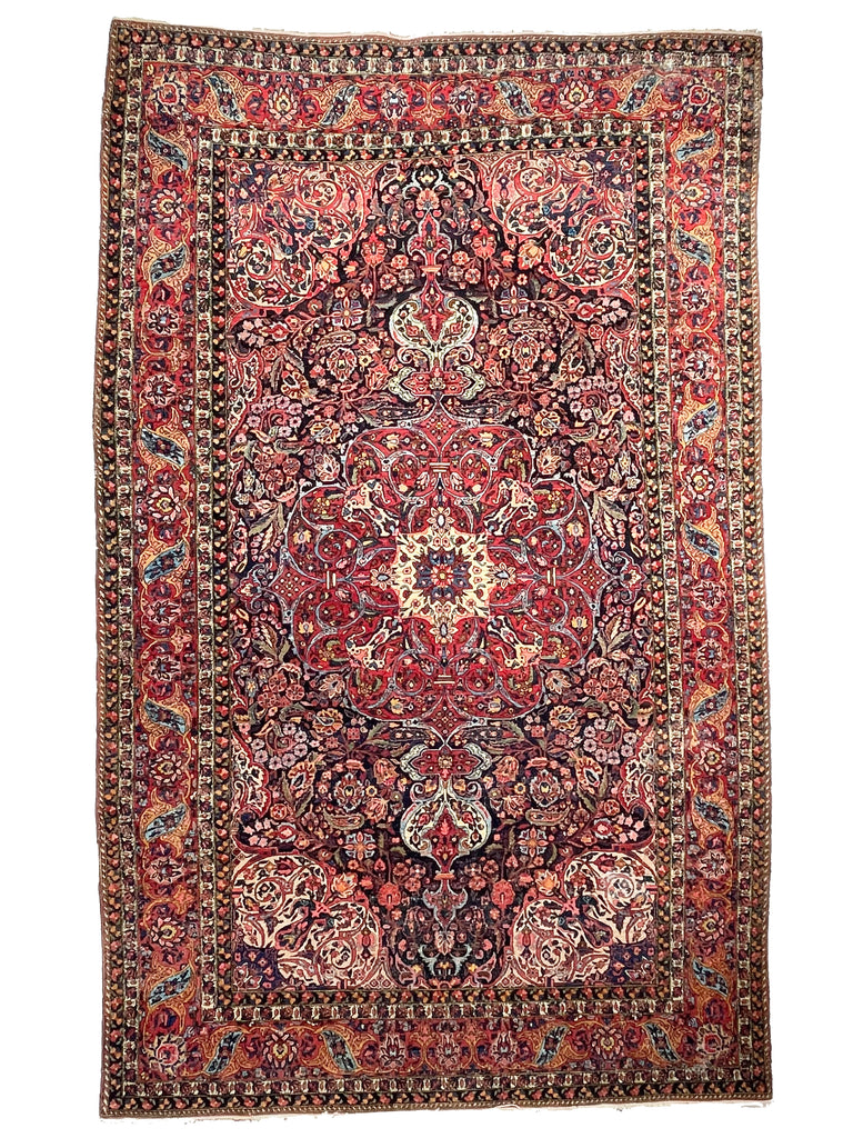 SENSATIONAL Antique Rug | MASTERFUL Colors full of Rich and Vibrant Hues Timeless and Rare Palace Size | 9.7 x 15.3