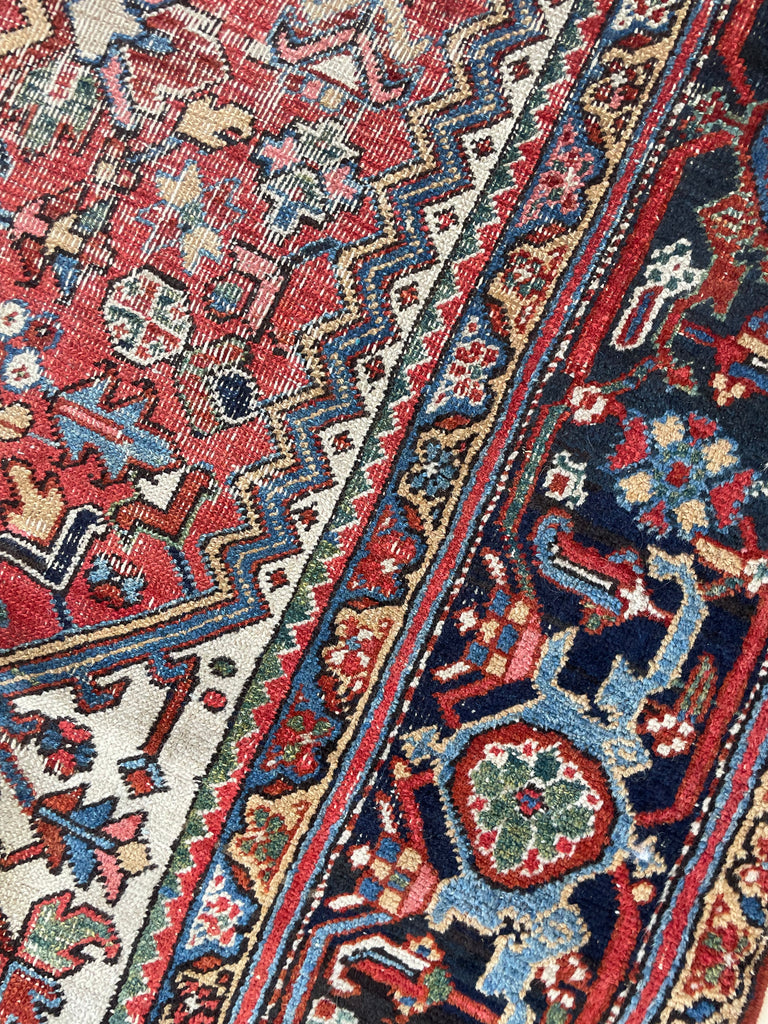 ENORMOUS Palace Size Antique Heriz | FULL of Life & Color with Lots of Interest for the Eyes | ~11 x 18.8