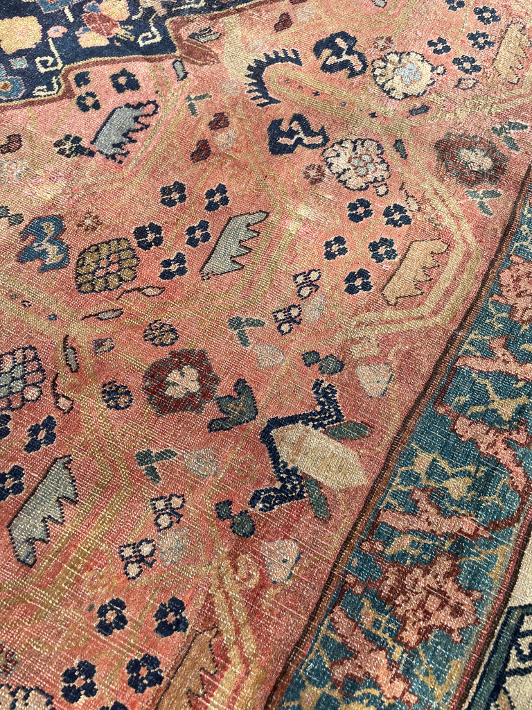 ULTRA HIGH-END COCOON TO BUTTERFLY STORYLINE Oversized Palatial Antique Halvai Bidjar | Palace Size Nomadic Masterpiece  ~ 11 x 18