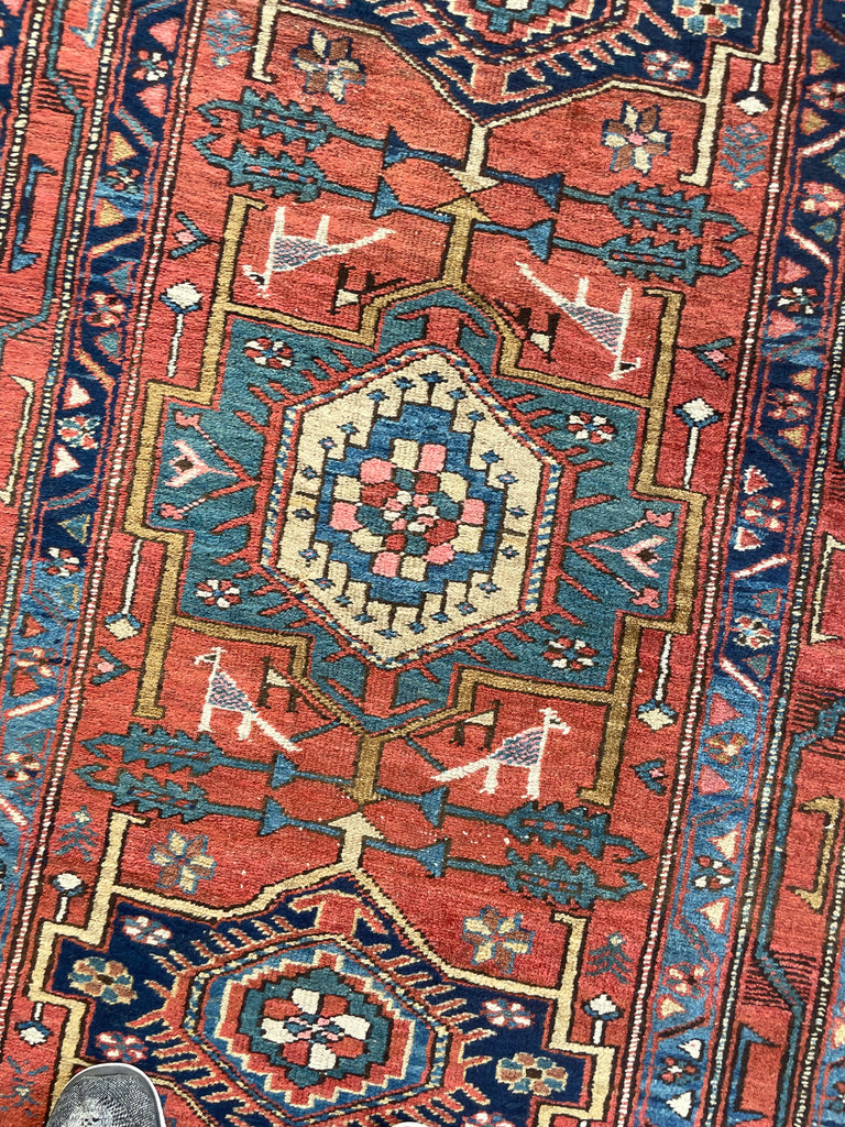 SOLD | INFINITELY LONG & Rare Antique Runner | Northwest Terracotta DATED Beauty | 3.9 x 18.5