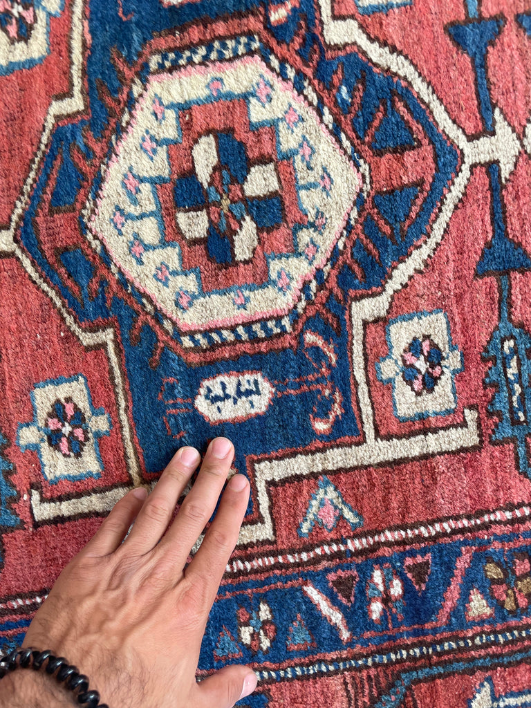 SOLD | INFINITELY LONG & Rare Antique Runner | Northwest Terracotta DATED Beauty | 3.9 x 18.5
