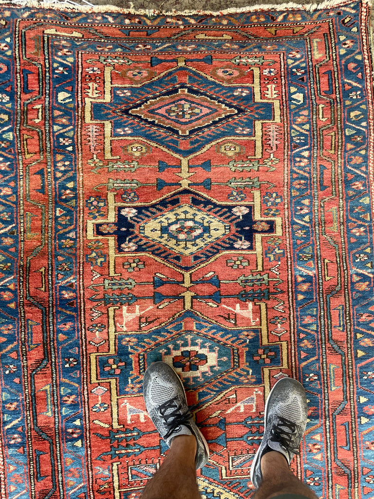 SOLD | INFINITELY LONG & Rare Antique Runner | Northwest Terracotta DATED Beauty | 3.9 x 18.5