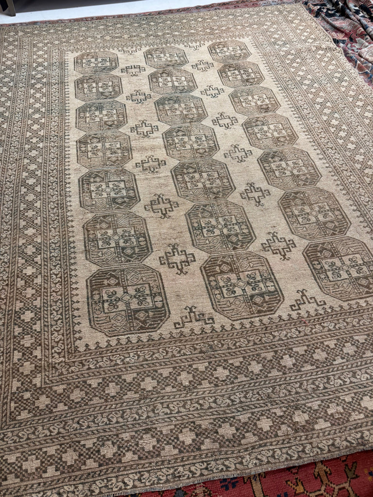 Coming Soon... AIRY Nomadic Elephant Track Tribal Carpet | Soft Moon Grey, Deep Espresso, Taupe | 8.2 x 10.2