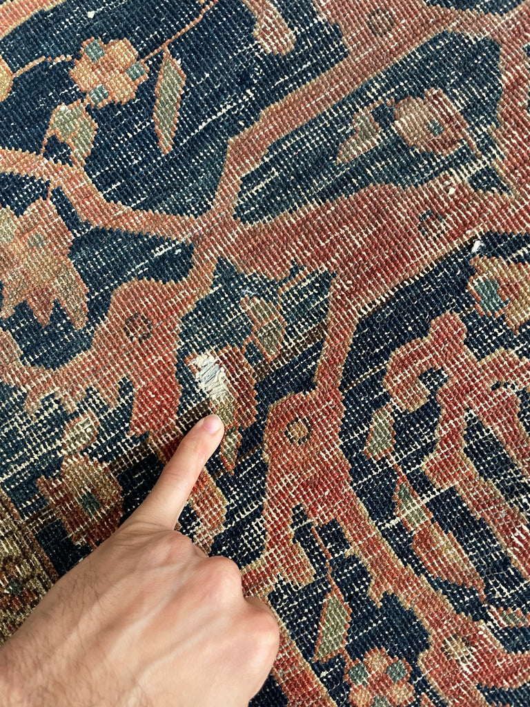 OUTSTANDING  Old-World Gem | Large Antique Carpet, C. 1900's | 10.6 x 13.9