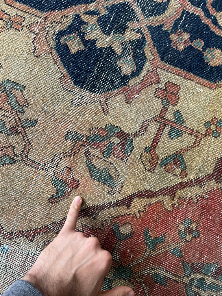 OUTSTANDING  Old-World Gem | Large Antique Carpet, C. 1900's | 10.6 x 13.9