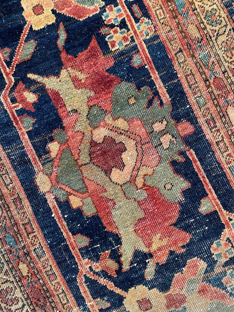 OUTSTANDING  Old-World Gem | Large Antique Carpet, C. 1900's | 10.6 x 13.9