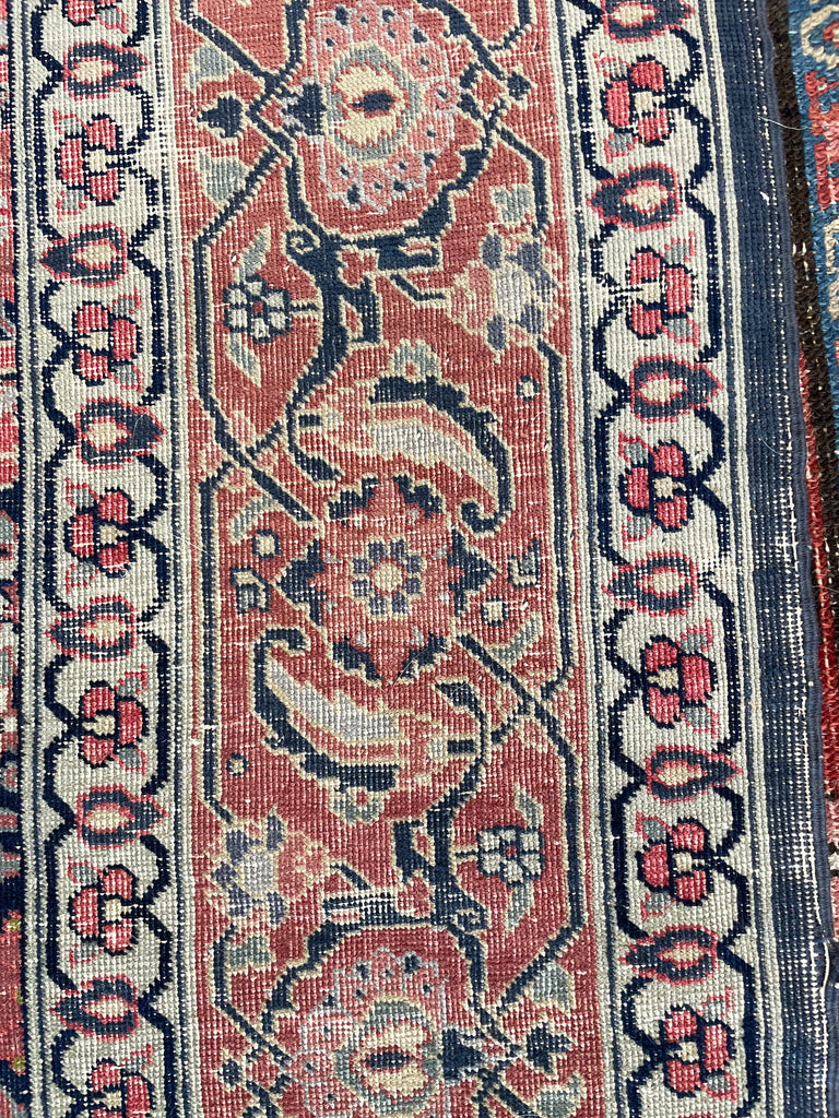 Coming Soon... LOVELY European Sized Antique Water-Garden Tabriz | Pistachio Green, Rust, Rose, Walnut | 7.8 x 12.8