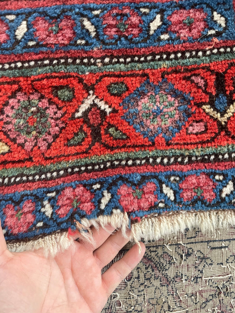 ~ 20 FOOT LONG Nomadic Bidjar Antique Runner with GORGEOUS Colors | 3.8 x 19.9