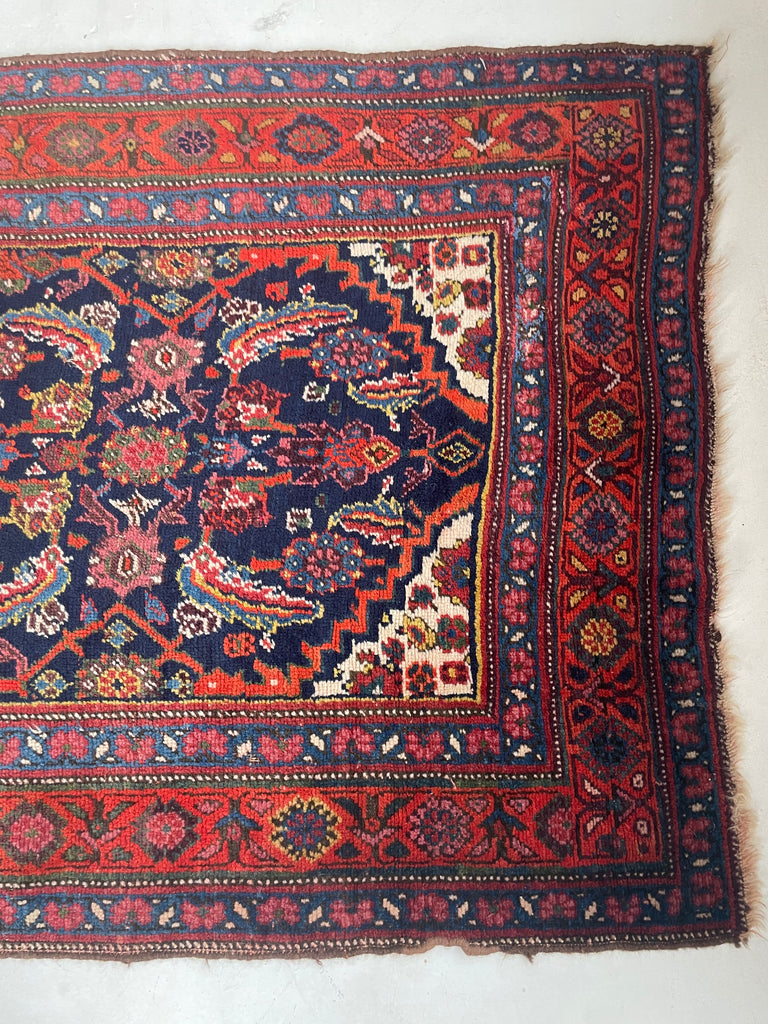 ~ 20 FOOT LONG Nomadic Bidjar Antique Runner with GORGEOUS Colors | 3.8 x 19.9