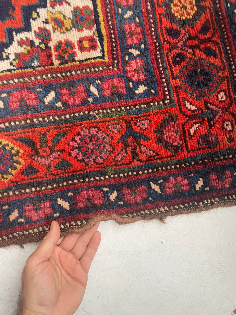 ~ 20 FOOT LONG Nomadic Bidjar Antique Runner with GORGEOUS Colors | 3.8 x 19.9