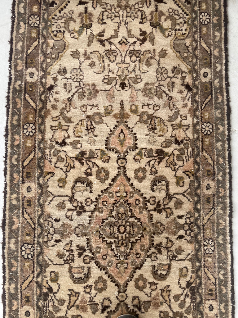21 FOOT LONG Botanical Beauty! Narrow Stair Runner in Unique Softer Hues | 2.7 x 21.4