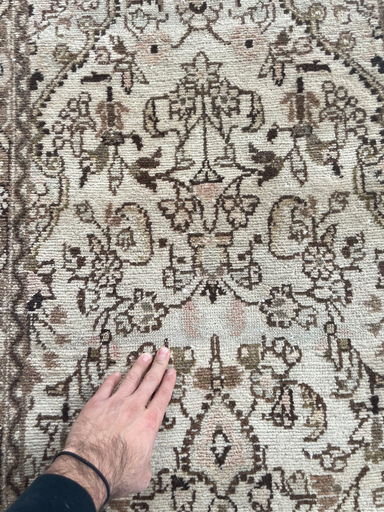 21 FOOT LONG Botanical Beauty! Narrow Stair Runner in Unique Softer Hues | 2.7 x 21.4