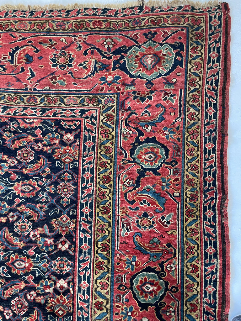 RARE SIZE Antique Kurdish Kelleh Gallery Runner | C. 1900's with Gorgeous Dyes | 7.4 x 19.5