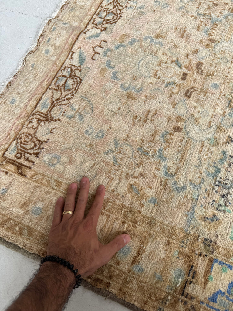 SQUARE Airy Lilihan Hamadan | Beige, Butter, Blue, Rose, Champagne | 3.2 x 3.3