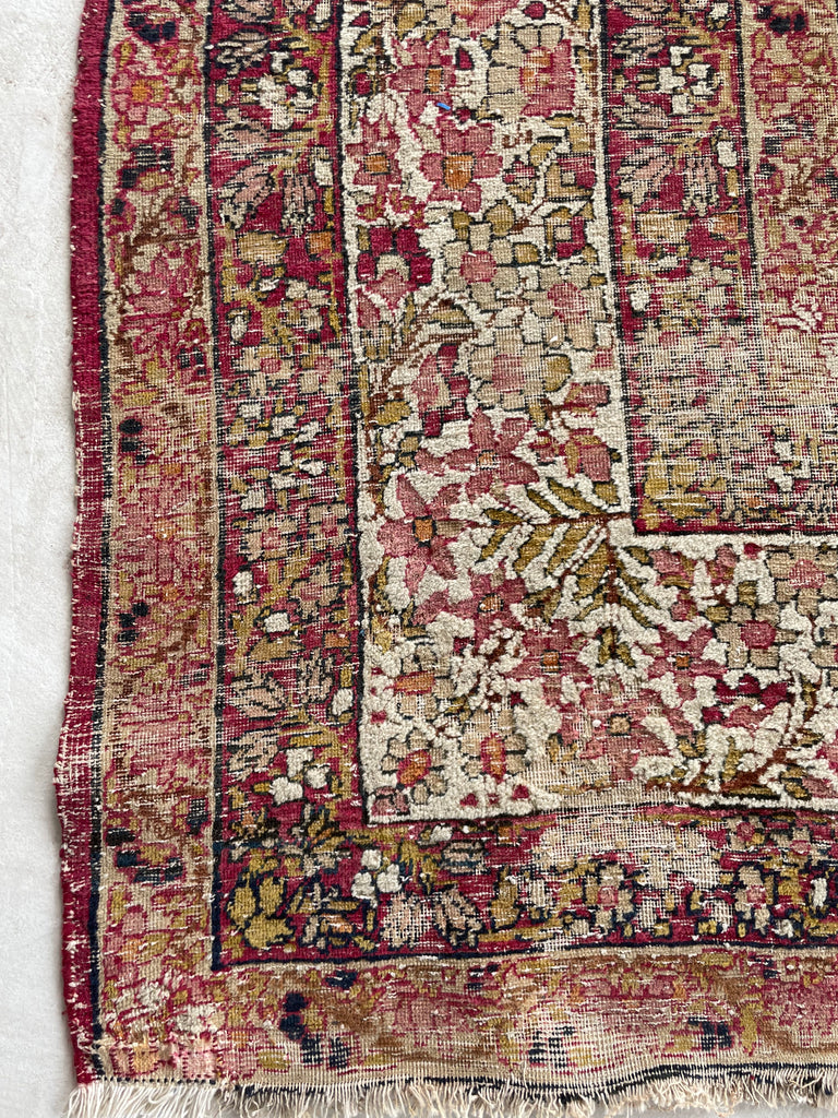GORGEOUS Muted Character-Rich Antique Kermanshah | OVERSIZED Moss, Sage, Olive & Earthy Greens | 11 x 13