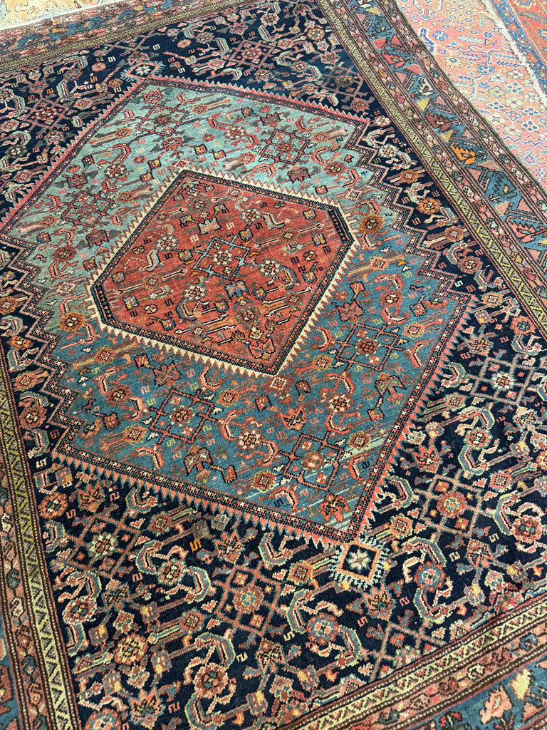 Coming Soon... DROP DEAD GORGEOUS Luxurious Antique Persian Malayer, C. 1920's |  4.10 x 6.7
