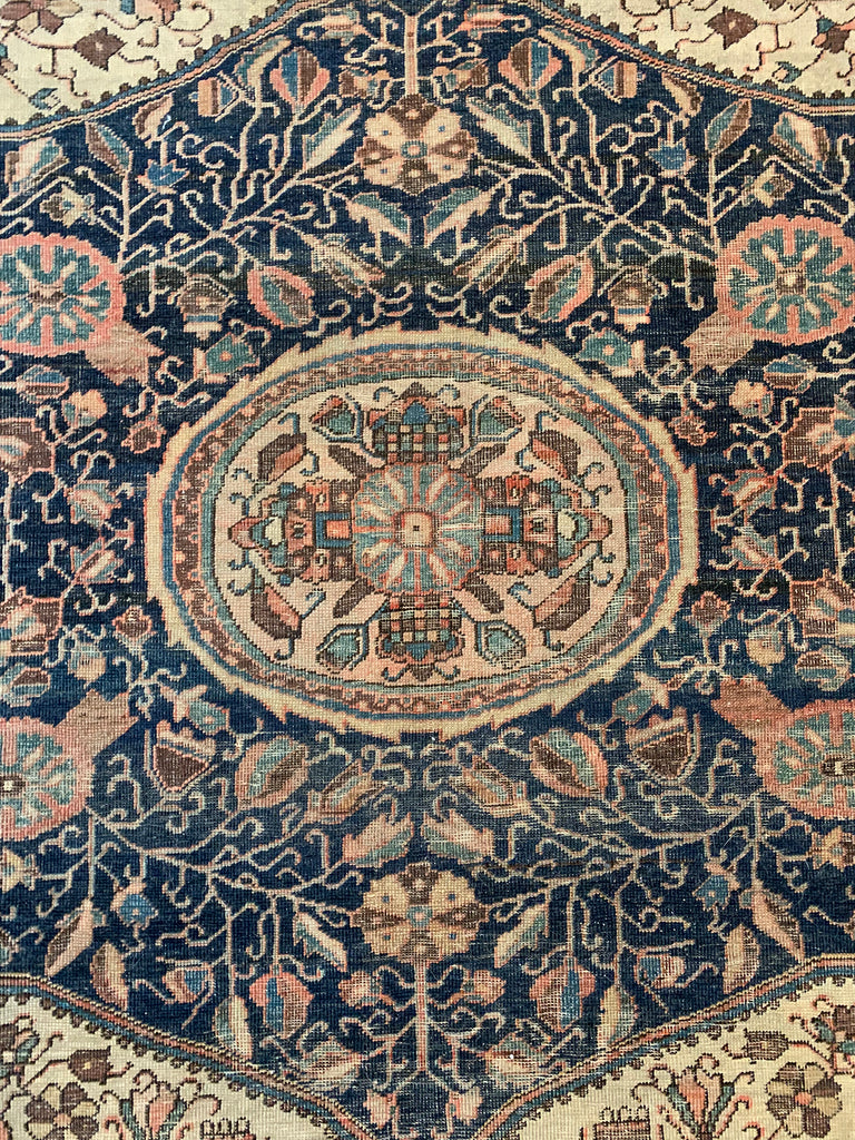 High-End Collector's Antique Ferahan Sarouk | 8.4 x 11.4 | Majestic and Ancient Rare gem