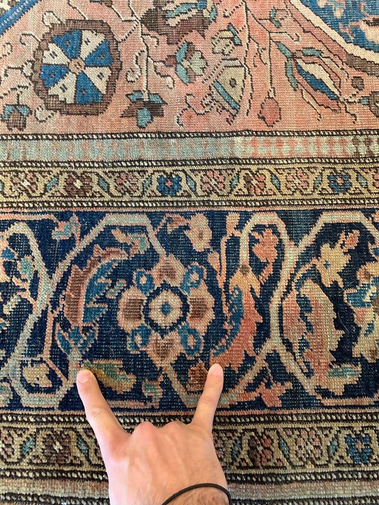 High-End Collector's Antique Ferahan Sarouk | 8.4 x 11.4 | Majestic and Ancient Rare gem
