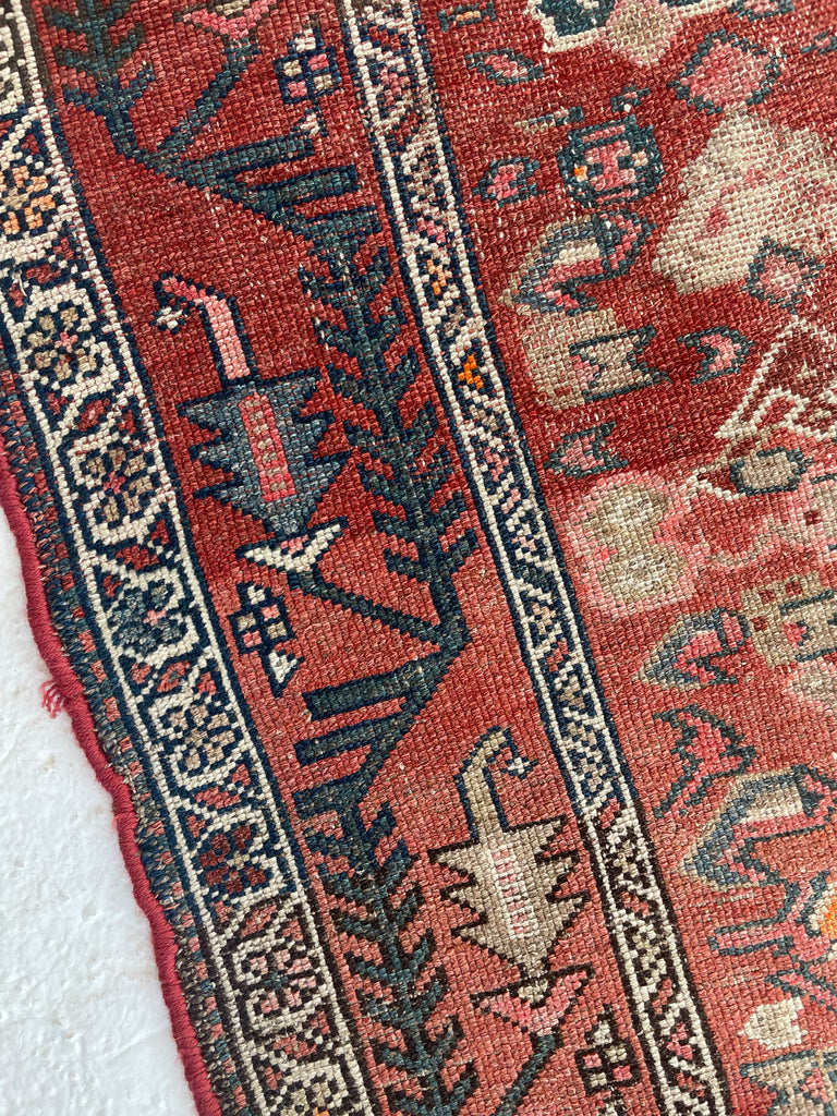 UNIQUE Kilim Design Antique Malayer with Beautiful Palette | 3.10 x 6