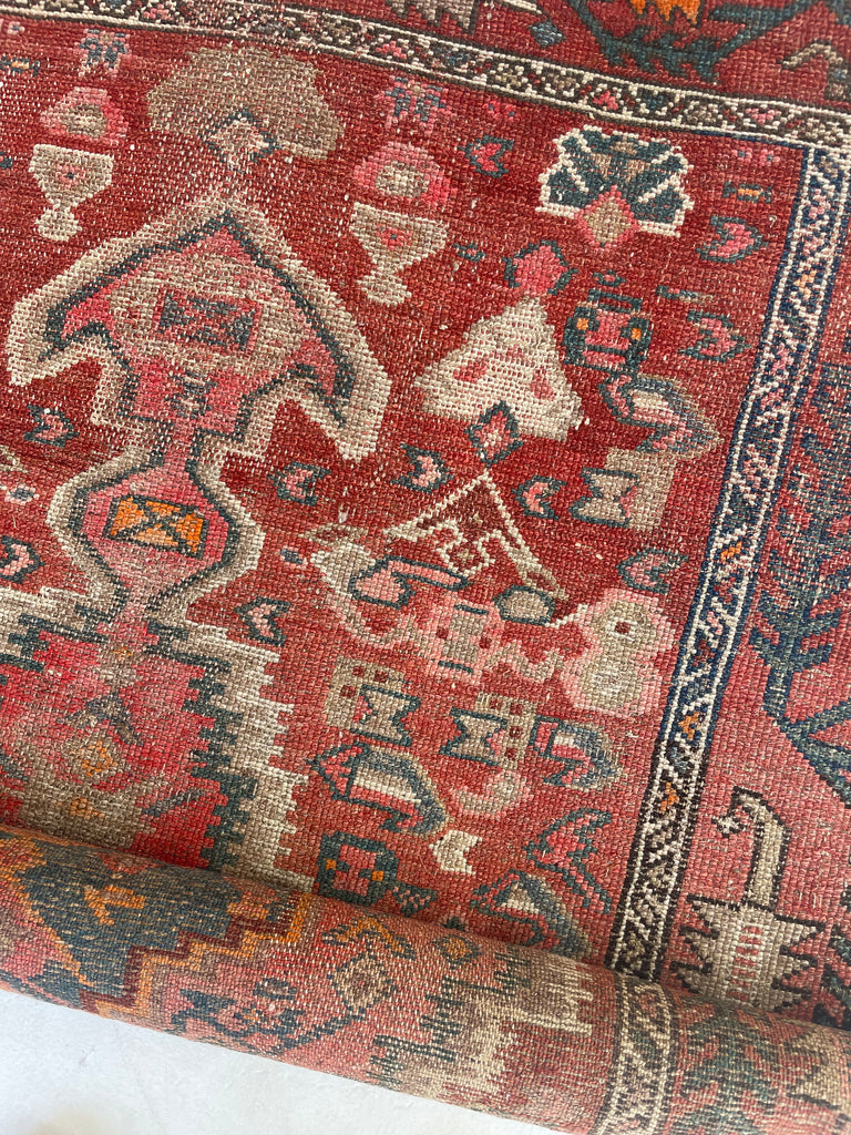 UNIQUE Kilim Design Antique Malayer with Beautiful Palette | 3.10 x 6