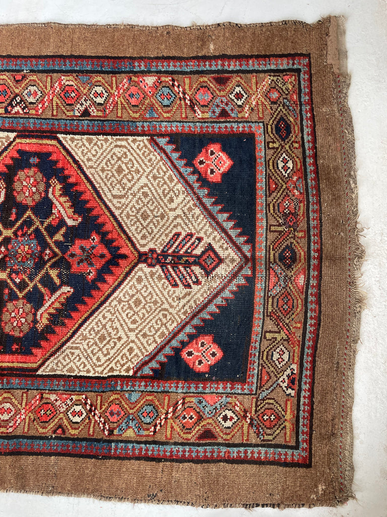 SOLD | 20+ FOOT LONG Brilliant Raw Nomadic Camel Hair Antique Runner | 3.6 x 20.7