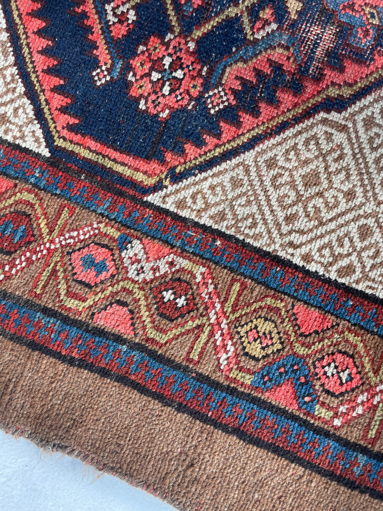 SOLD | 20+ FOOT LONG Brilliant Raw Nomadic Camel Hair Antique Runner | 3.6 x 20.7