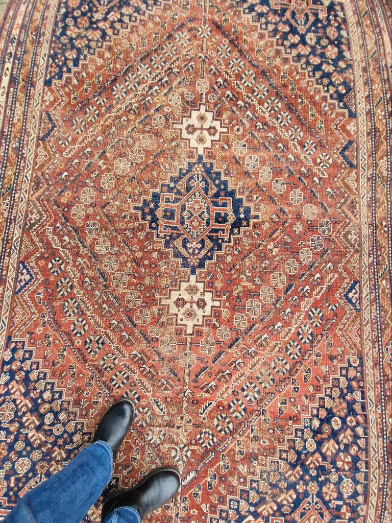 OLD & Beautiful Southwest Persian Shiraz/Qashqai | An Iconic OLD & Beautiful Southwest Persian Shiraz/Qashqai | An Iconic