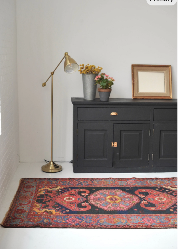 4.3 x 6.10  | MYSTERIOUS Dated Vintage Tribal Antique Rug - Amazing Moody Piece, C. 1945