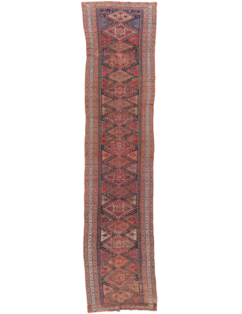 RESERVED FOR NICK*** INFINITELY LONG Gorgeous Antique Tribal Textile Runner | Ancient Southwest Persian, Rustic & Rare | ~ 3.9 x 24