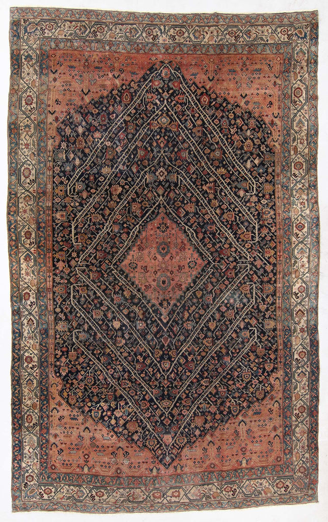 ULTRA HIGH-END COCOON TO BUTTERFLY STORYLINE Oversized Palatial Antique Halvai Bidjar | Palace Size Nomadic Masterpiece  ~ 11 x 18