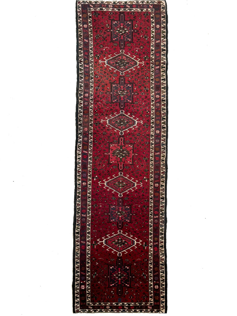 NARROW Vintage Karaja with Variations of "Red" | Lovely Piece | 2.6 x 9.3
