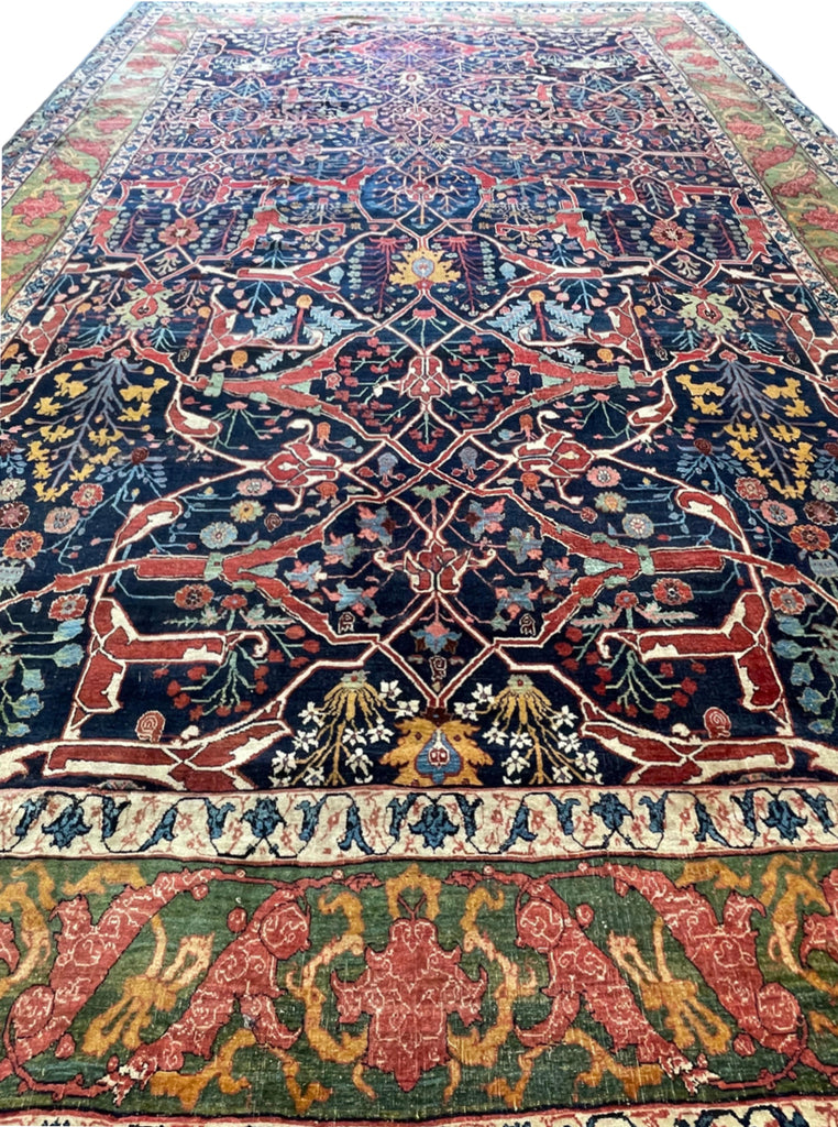 Reserved*** TURN-OF-THE-CENTURY BEYOND PALATIAL WORLD FAMOUS GARRUS BIDJAR PIECE | Complex & Mystical Nomadic Masterpiece | ~ 13 x 21