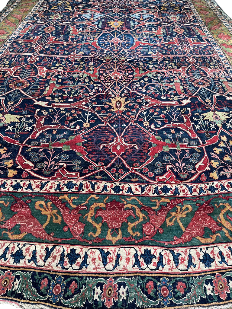 Reserved*** TURN-OF-THE-CENTURY BEYOND PALATIAL WORLD FAMOUS GARRUS BIDJAR PIECE | Complex & Mystical Nomadic Masterpiece | ~ 13 x 21