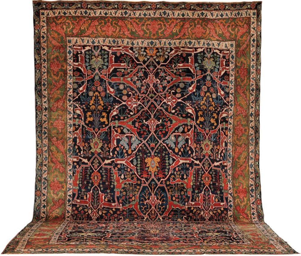 Reserved*** TURN-OF-THE-CENTURY BEYOND PALATIAL WORLD FAMOUS GARRUS BIDJAR PIECE | Complex & Mystical Nomadic Masterpiece | ~ 13 x 21