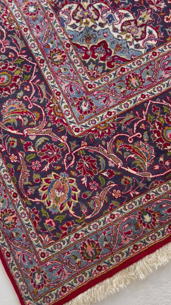 Palace Size Oversized Classical Persian Kashan Carpet | Rich & Decorative Colors  | 11.2 x 16.2