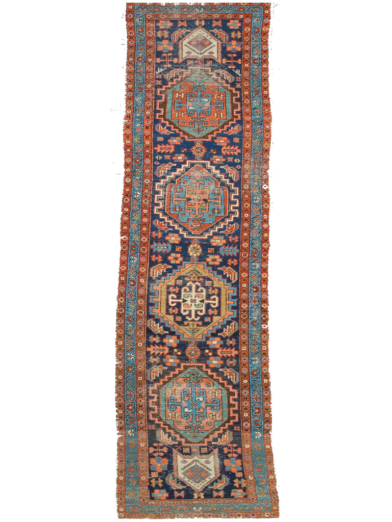 RESERVED FOR ELIZABETH*** SENSATIONAL Uniquely Narrow Antique NW Persian Runner | ~ 2.5 x 10.10