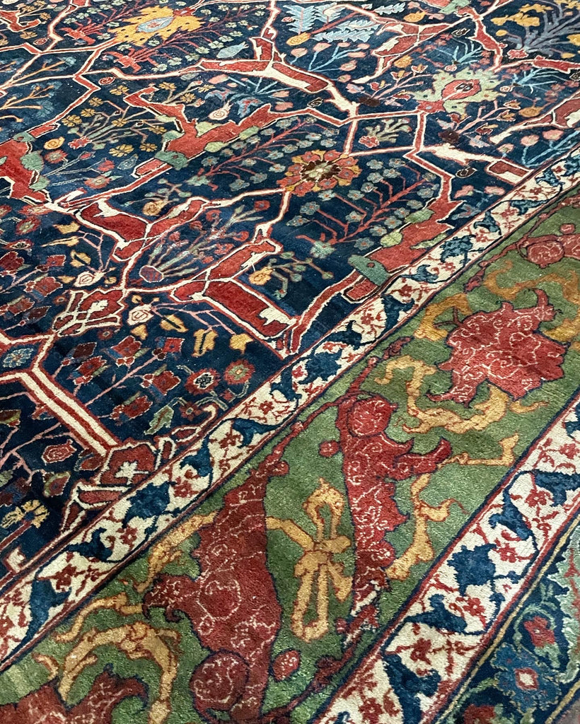 Reserved*** TURN-OF-THE-CENTURY BEYOND PALATIAL WORLD FAMOUS GARRUS BIDJAR PIECE | Complex & Mystical Nomadic Masterpiece | ~ 13 x 21