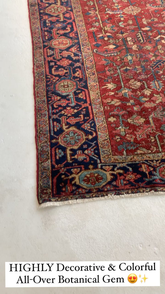 RESERVED FOR AUSTIN*** INCREDIBLE Antique Rug All-Over Luxurious Rich Antique Tribal Rug 1920-30's | 8.1 x 11.1 | Albert