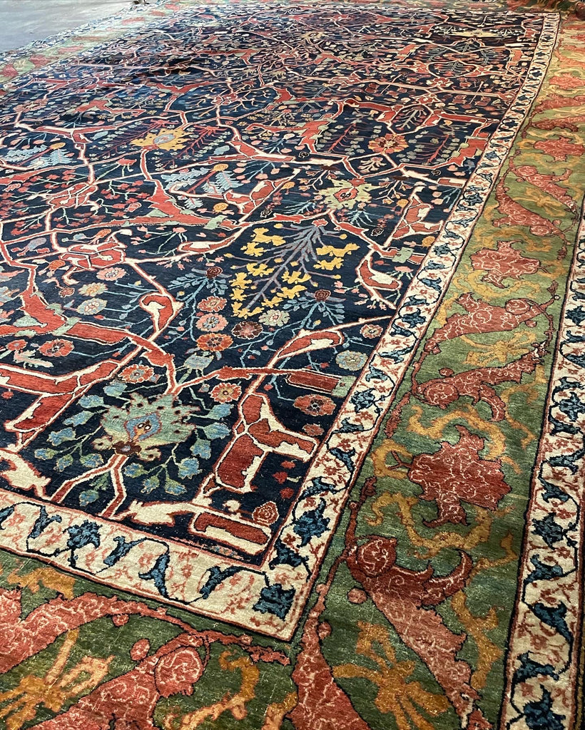 Reserved*** TURN-OF-THE-CENTURY BEYOND PALATIAL WORLD FAMOUS GARRUS BIDJAR PIECE | Complex & Mystical Nomadic Masterpiece | ~ 13 x 21
