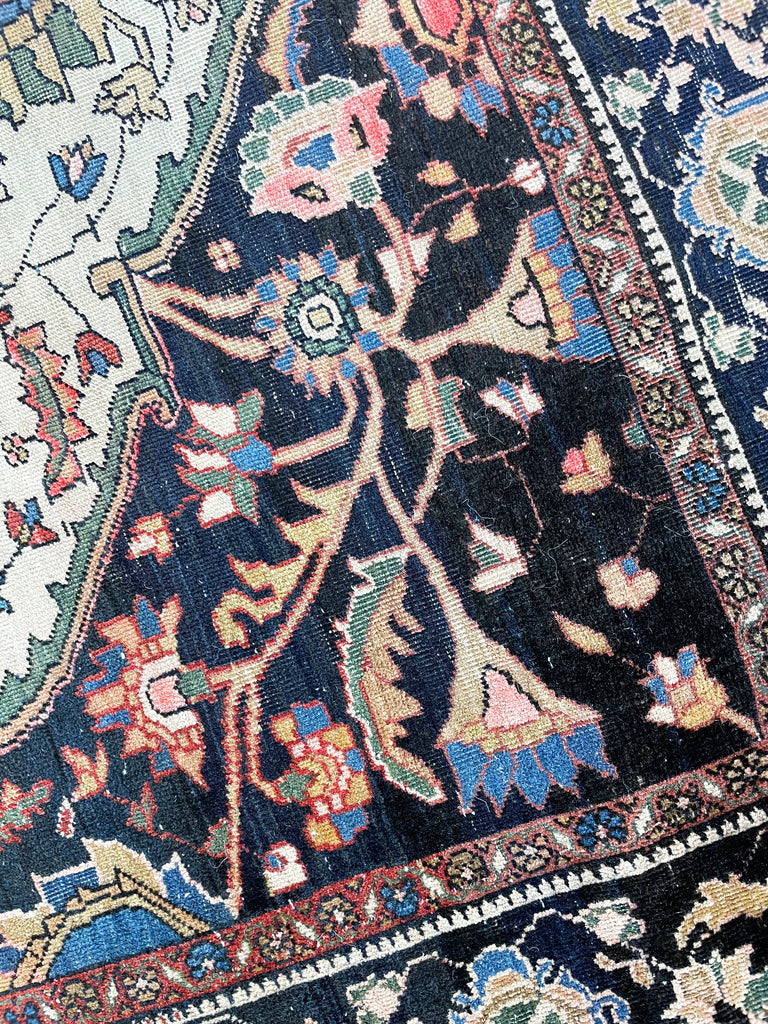 COLLECTOR'S Antique Persian Ferahan Rug | Blooming Tree of Life Masterpiece | 4.1 x 6.4