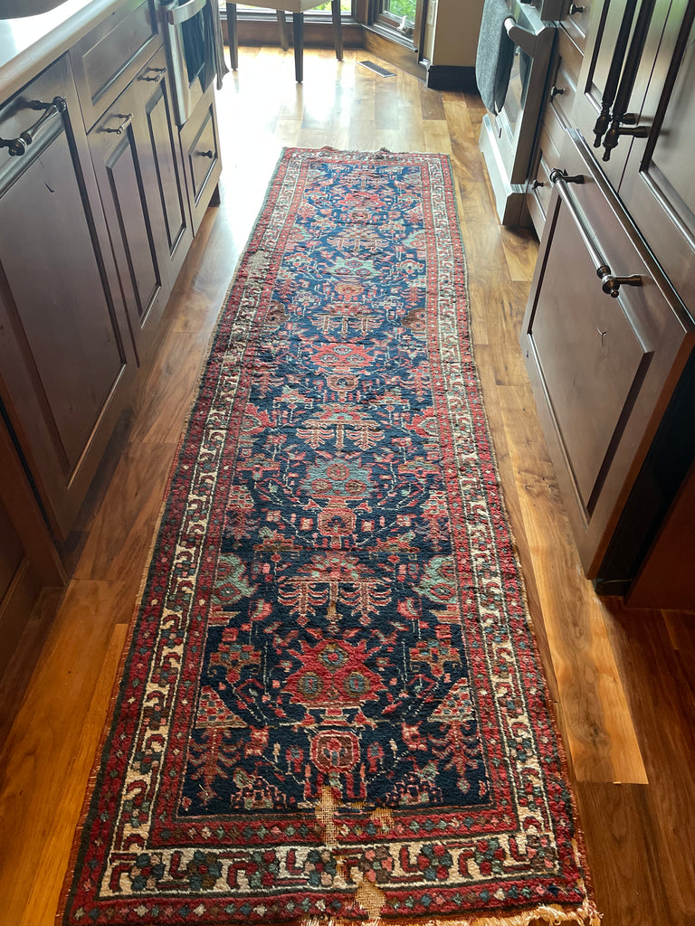 MAGNIFICENT Vintage Northwest Runner | Funky Tribal Motifs with Timeless Palette | ~ 2.9 x 10.6