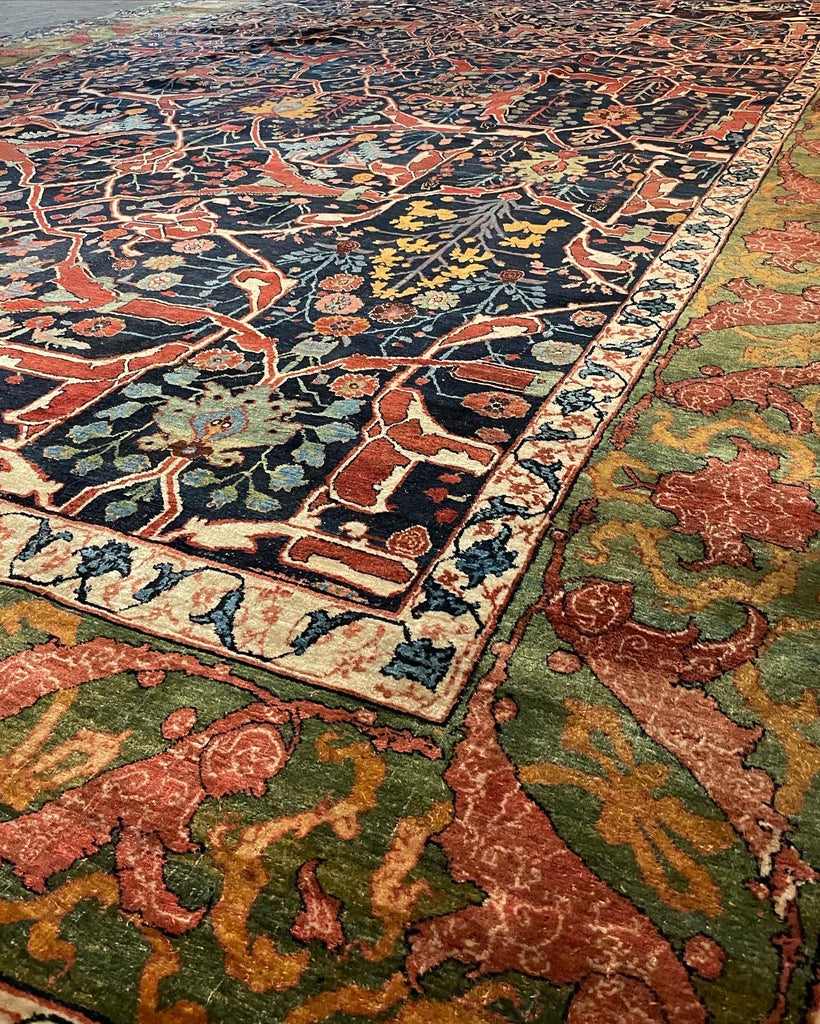 Reserved*** TURN-OF-THE-CENTURY BEYOND PALATIAL WORLD FAMOUS GARRUS BIDJAR PIECE | Complex & Mystical Nomadic Masterpiece | ~ 13 x 21