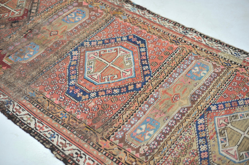 SOLD | SOULFUL Old-World Kurd with Amazing Patina and Character | 3.10 x 12.8